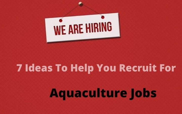 7 Ideas To Help You Recruit For Aquaculture Jobs